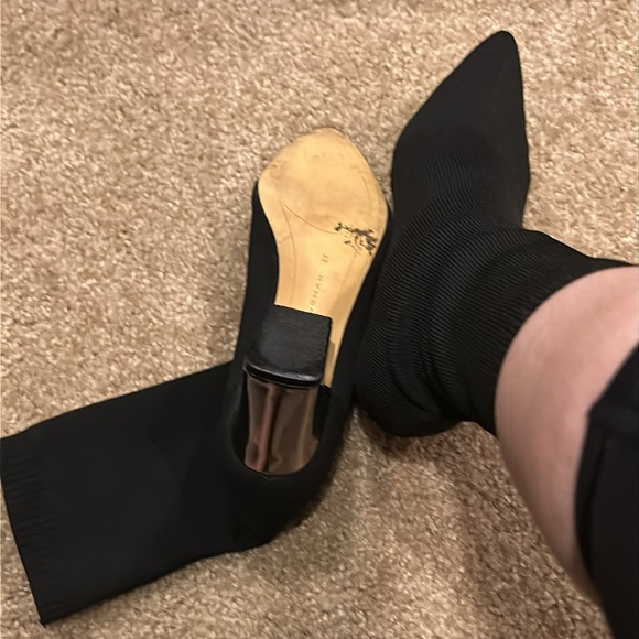 Zara Black Fabric ankle boot - Picture 2 of 5